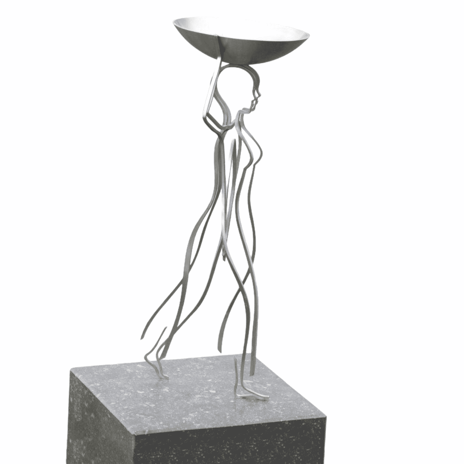 Afrika Rvs sculptuur RVS